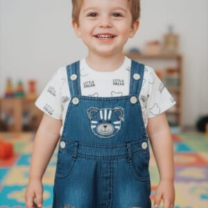 Home blue denim shorts